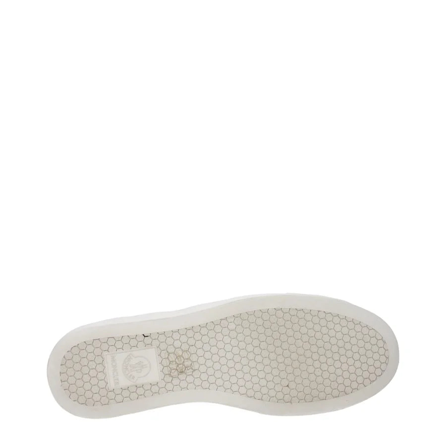 Moncler Blue Leather Low Top Sneakers