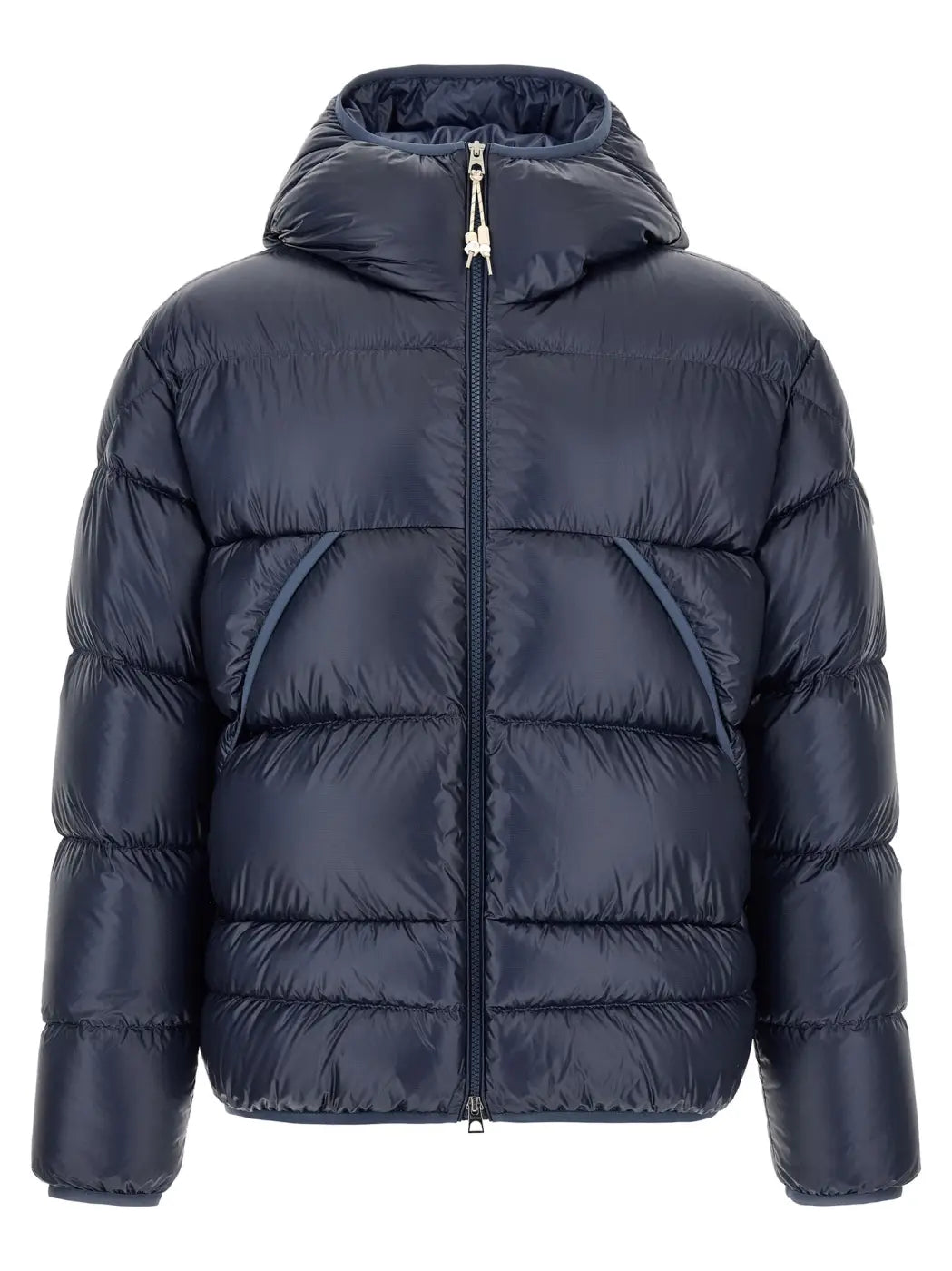Moncler Blue Polyamide Full-length Jacket