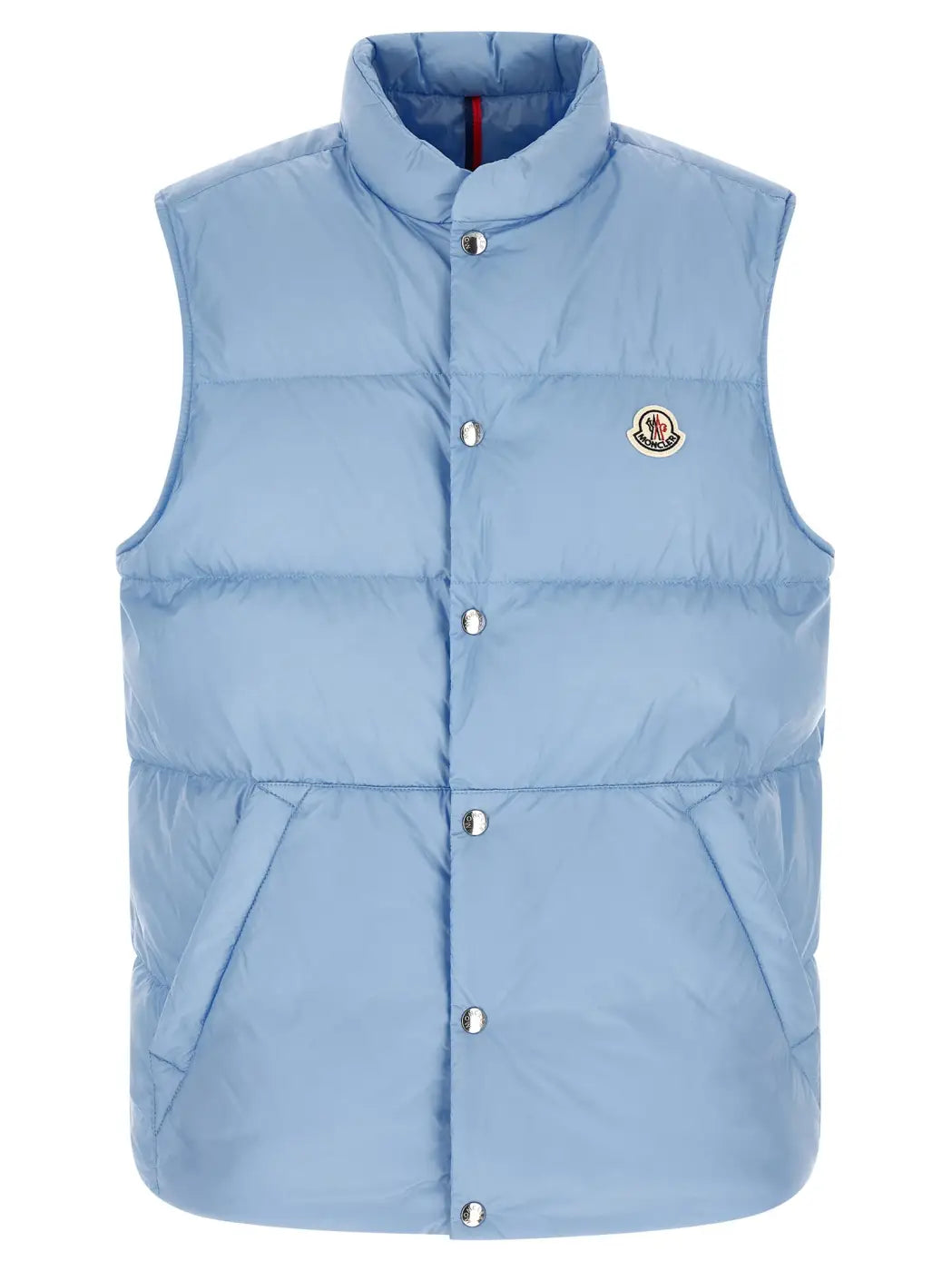 Moncler Blue Polyamide Sleeveless Jacket
