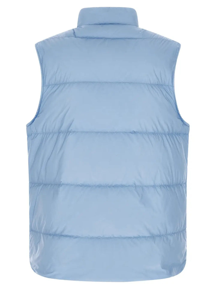 Moncler Blue Polyamide Sleeveless Jacket