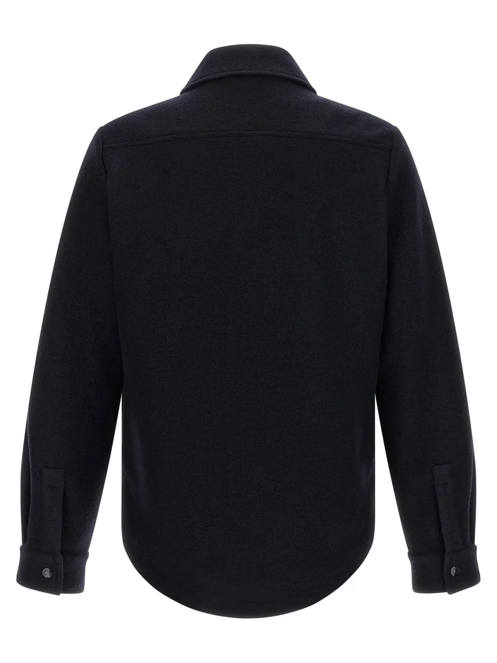 Moncler Blue Virgin Wool Blouse