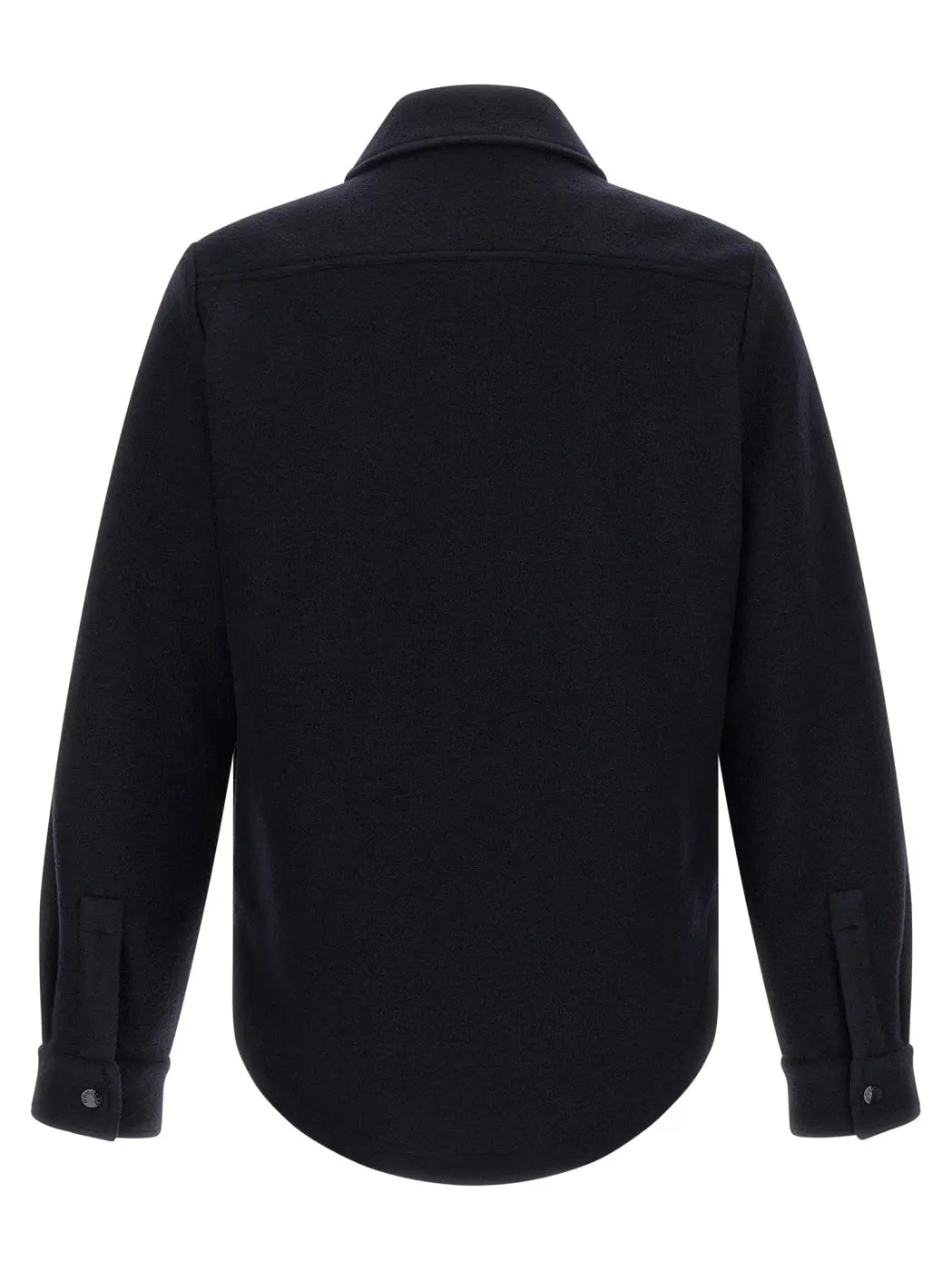 Moncler Blue Virgin Wool Blouse