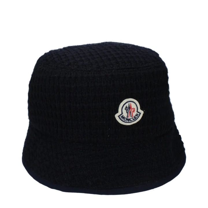 Moncler Blue Wool Bucket Hat