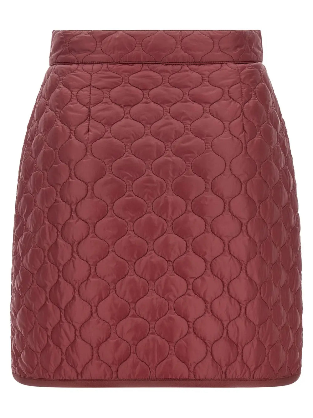 Moncler Bordeaux Polyamide Long Skirt