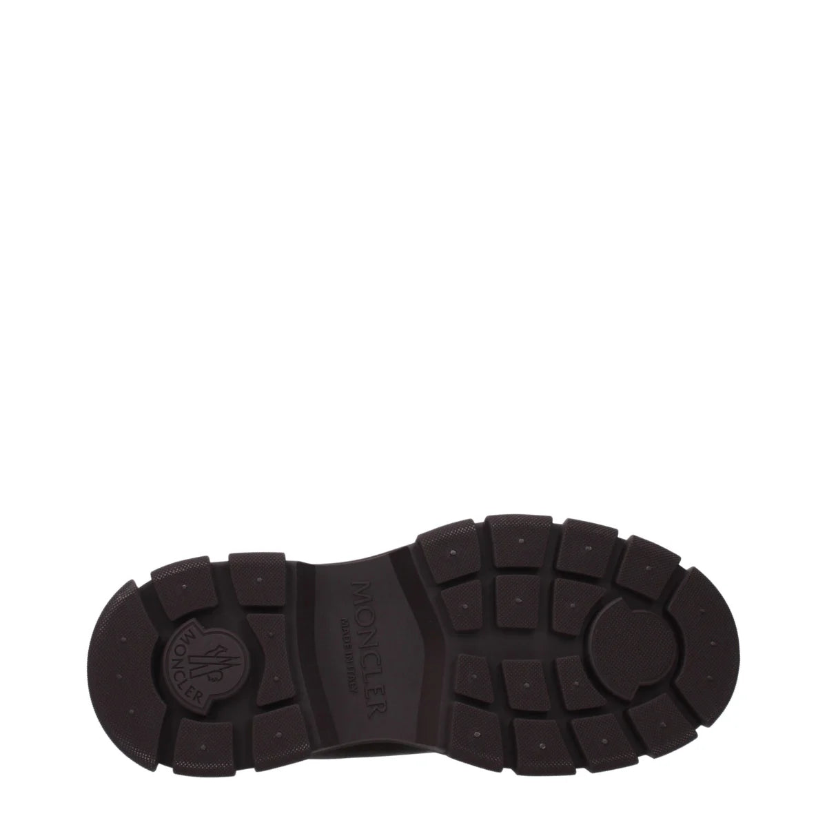 Moncler Brown Leather Ankle Boots