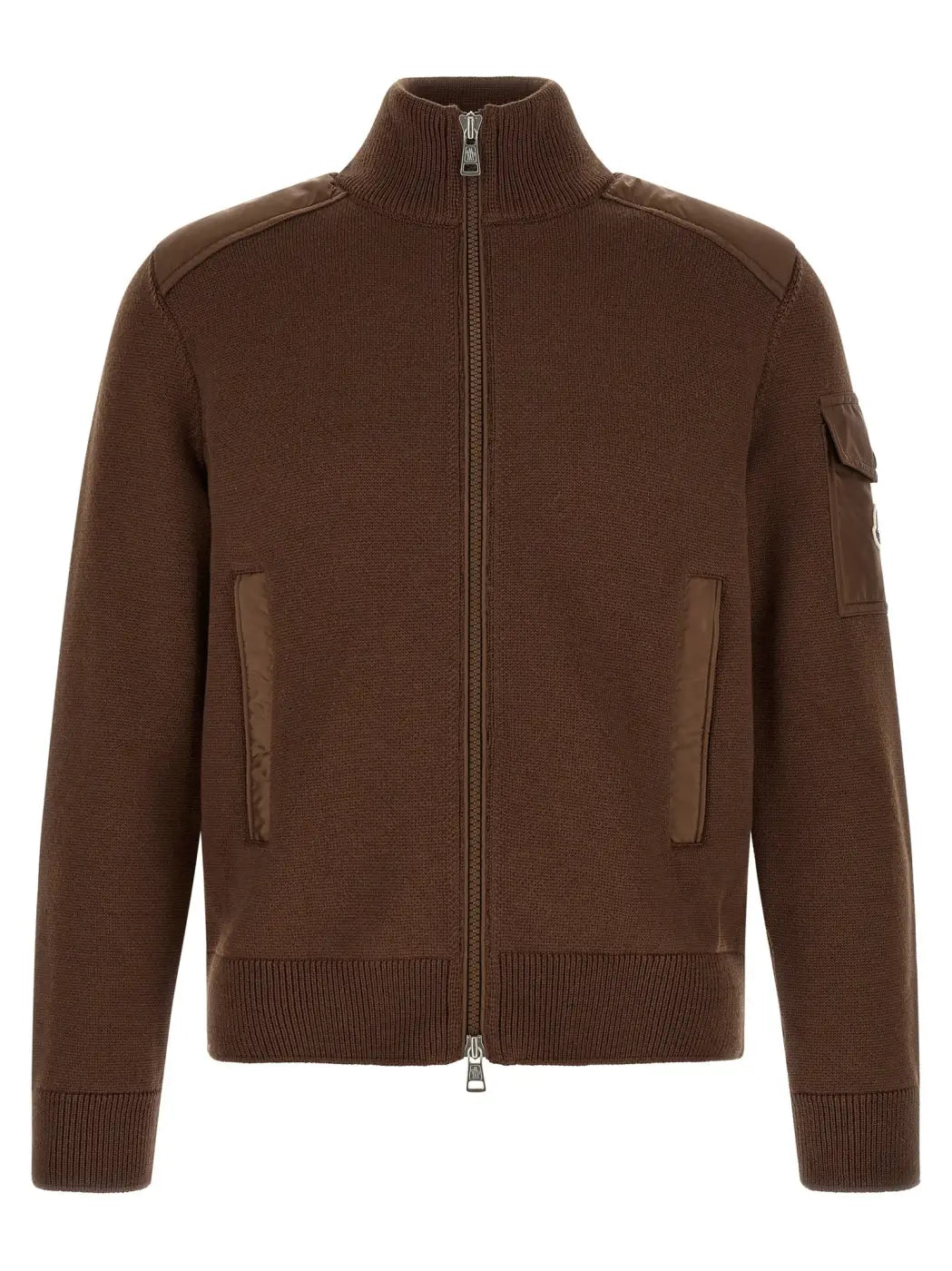 Moncler Brown Polyamide Cardigan