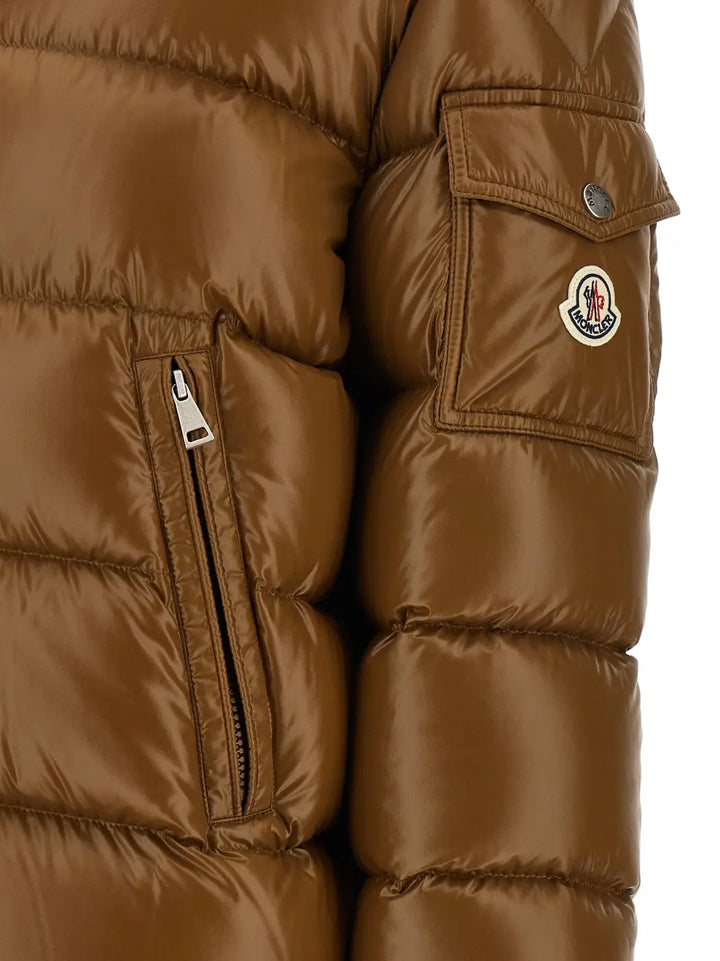 Moncler Brown Polyamide Full-length Jacket