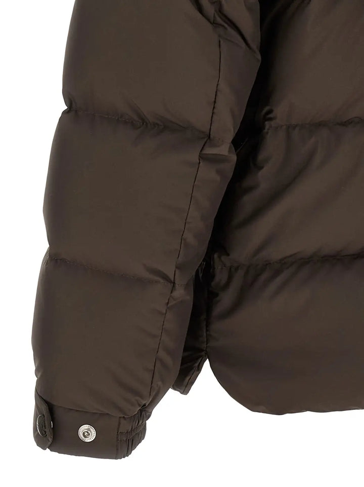 Moncler Brown Polyester Full-length Jacket