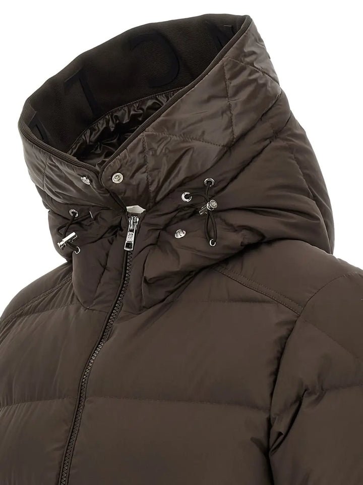 Moncler Brown Polyester Full-length Jacket