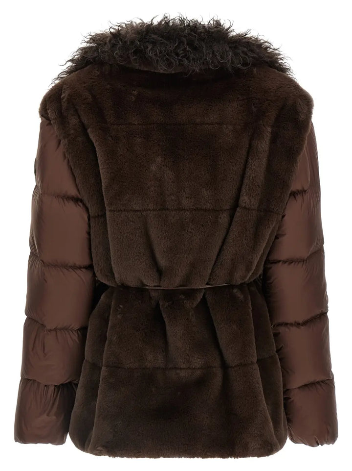 Moncler Brown Polyester Shell Jacket