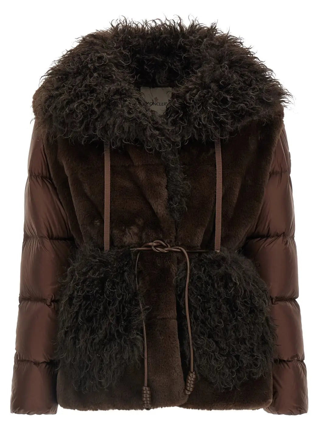 Moncler Brown Polyester Shell Jacket