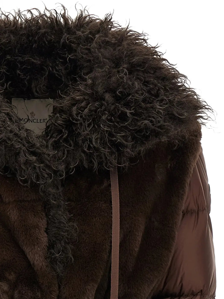 Moncler Brown Polyester Shell Jacket