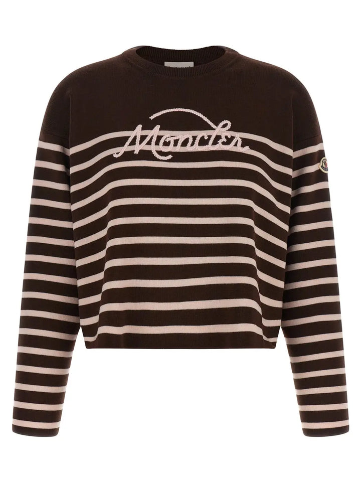 Moncler Brown Virgin Wool Cardigan