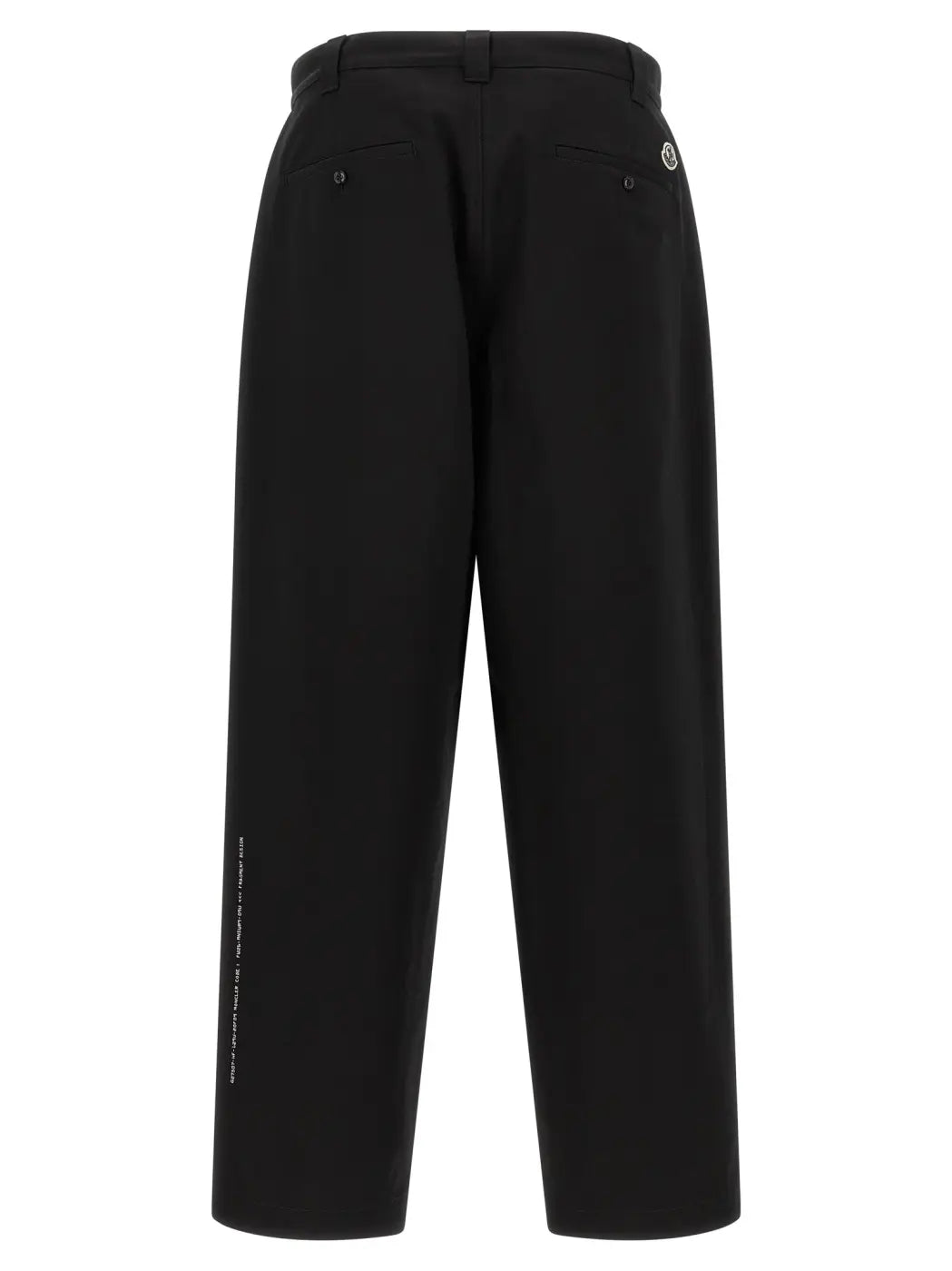 Moncler Genius Black Cotton Casual Pants