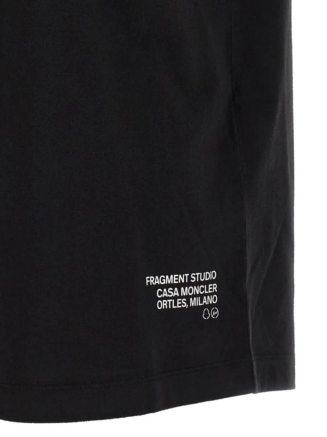 Moncler Genius Black Cotton T-shirt