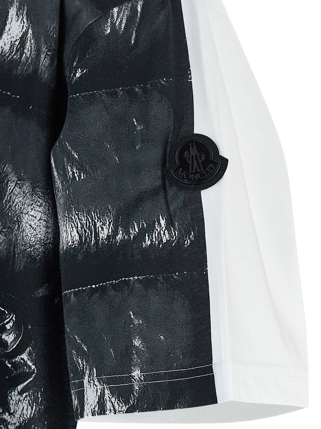 Moncler Genius Black Cotton T-shirt