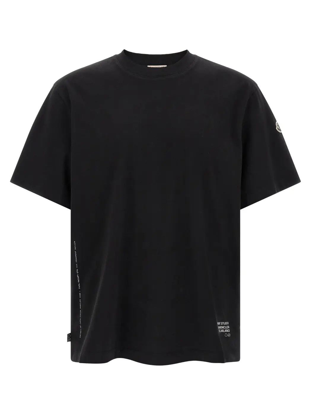 Moncler Genius Black Cotton T-shirt