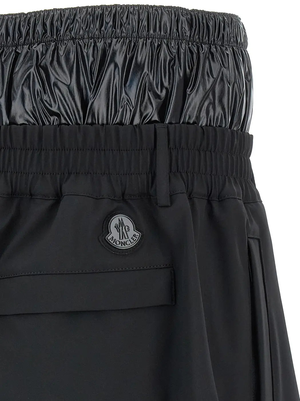 Men’s Moncler Genius Black Polyamide Bermuda Shorts