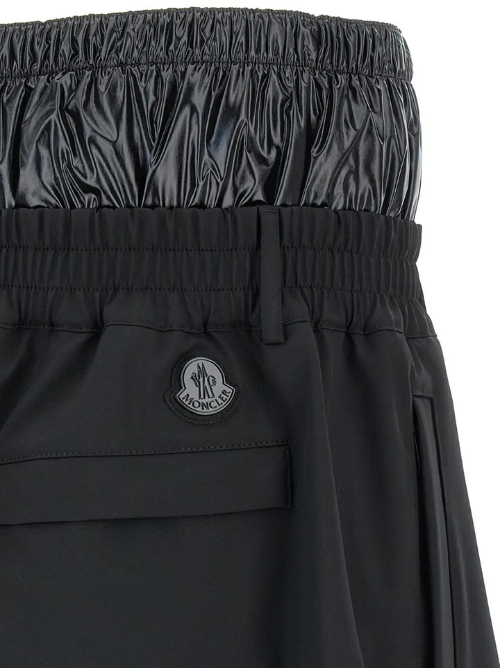 Men’s Moncler Genius Black Polyamide Bermuda Shorts