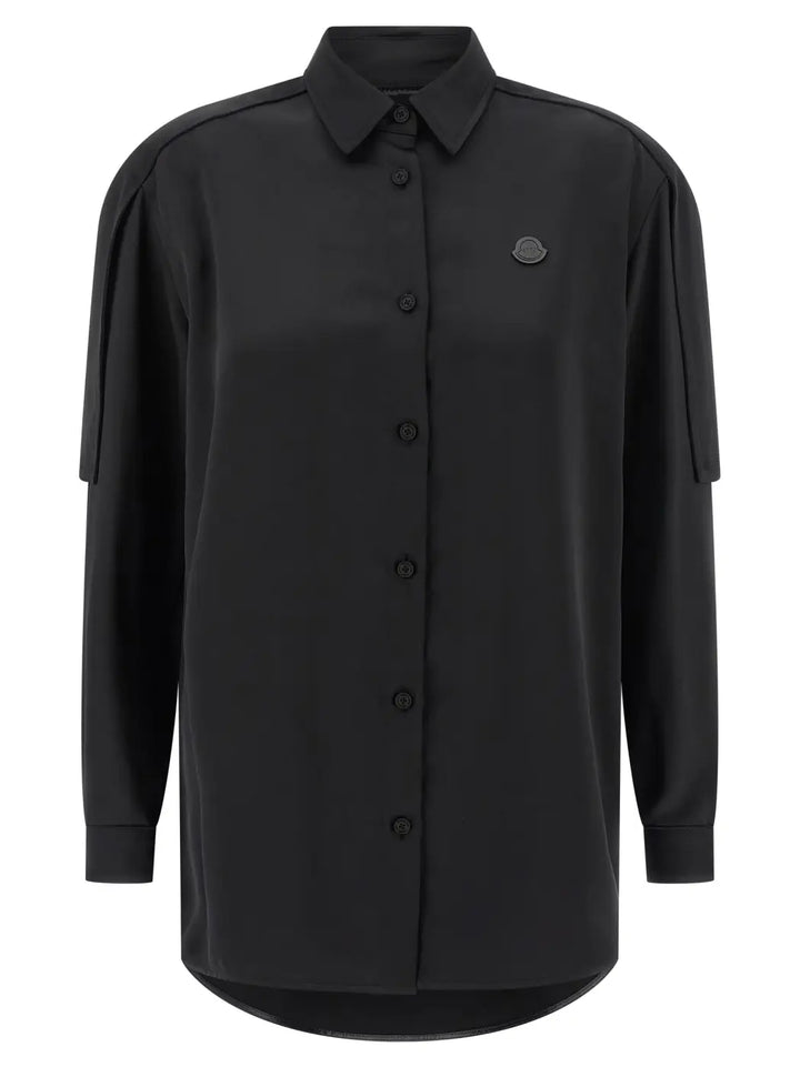 Moncler Genius Black Polyester Blouse