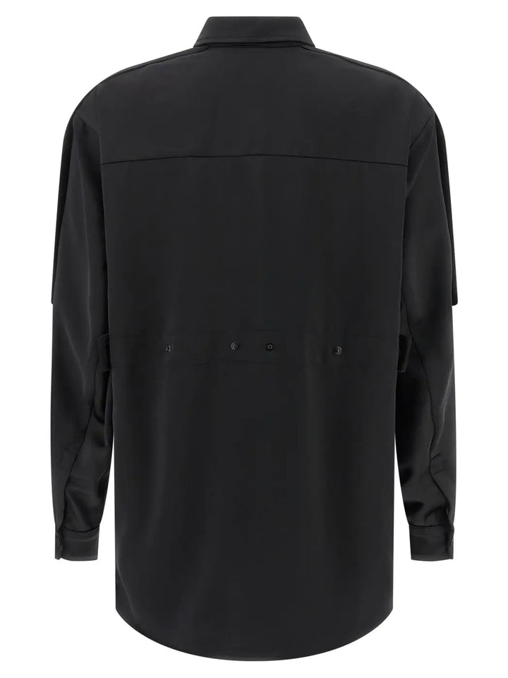 Moncler Genius Black Polyester Blouse