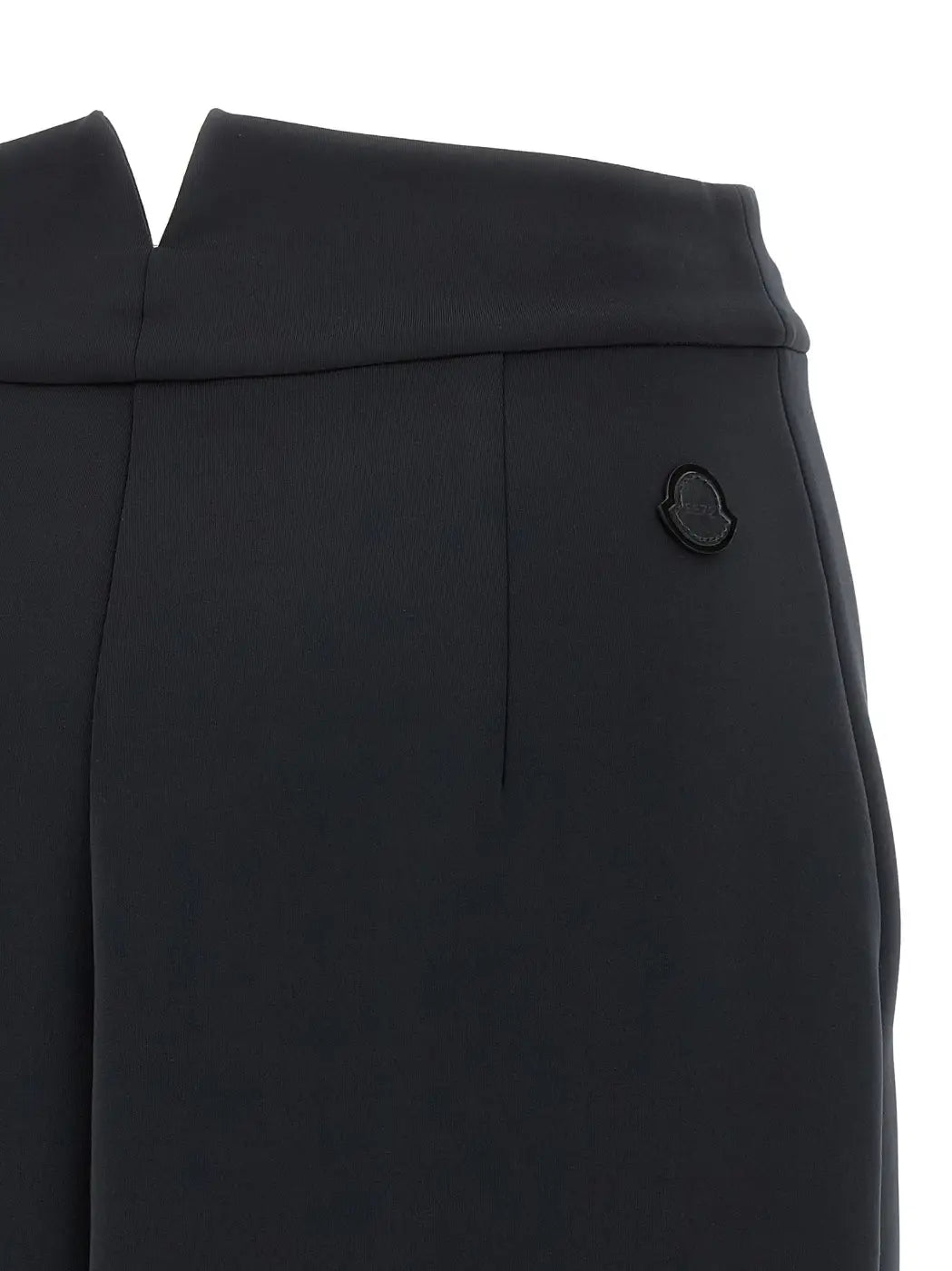 Moncler Genius Black Polyester Midi Skirt