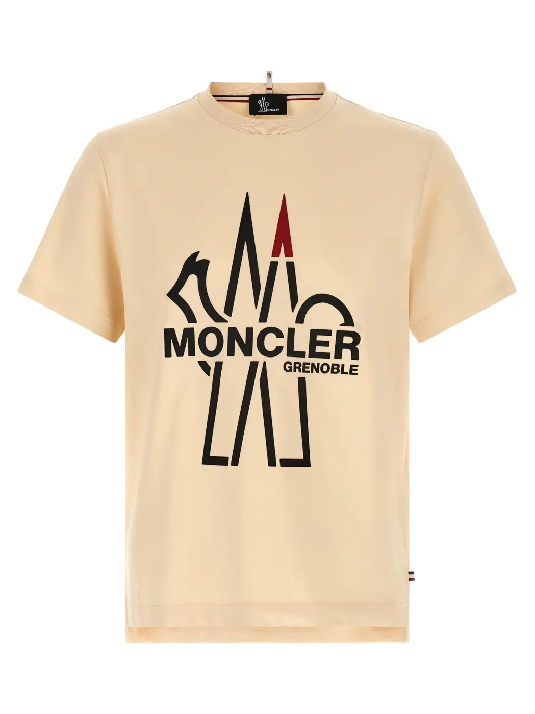 Moncler Grenoble Beige Cotton T-shirt