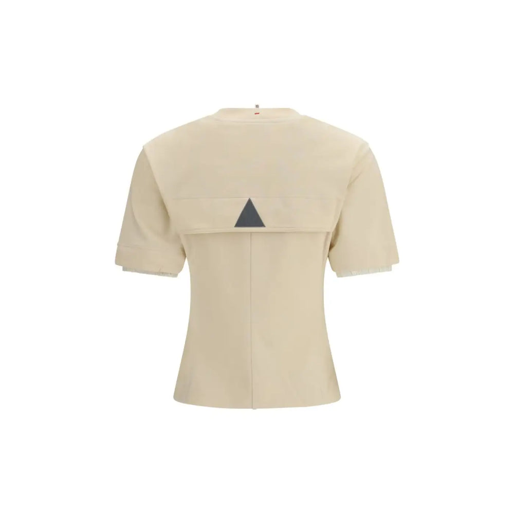 Moncler Grenoble Beige Cotton T-shirt
