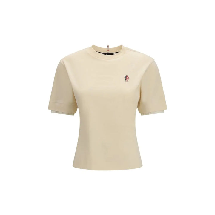 Moncler Grenoble Beige Cotton T-shirt