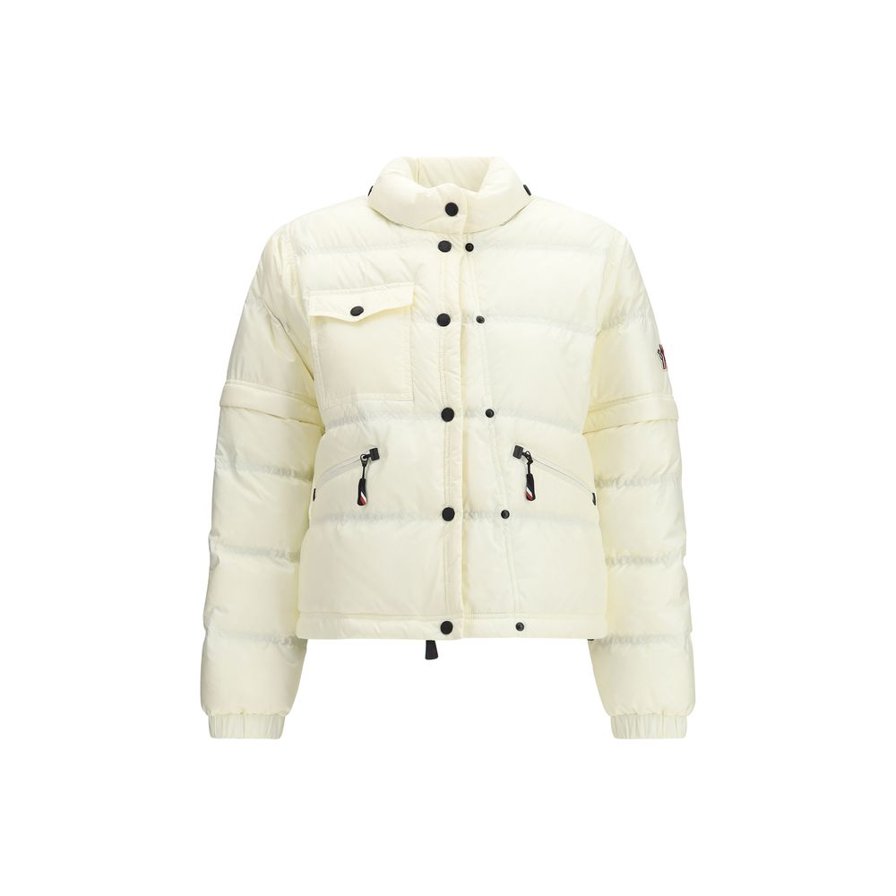 Moncler Grenoble Puffer Jackets - Beige Polyamide Coat