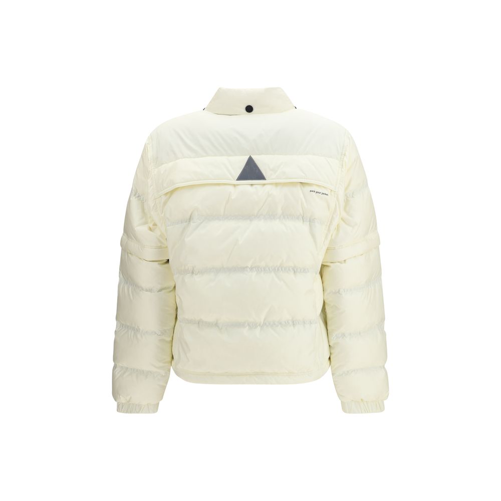 Moncler Grenoble Puffer Jackets - Beige Polyamide Coat