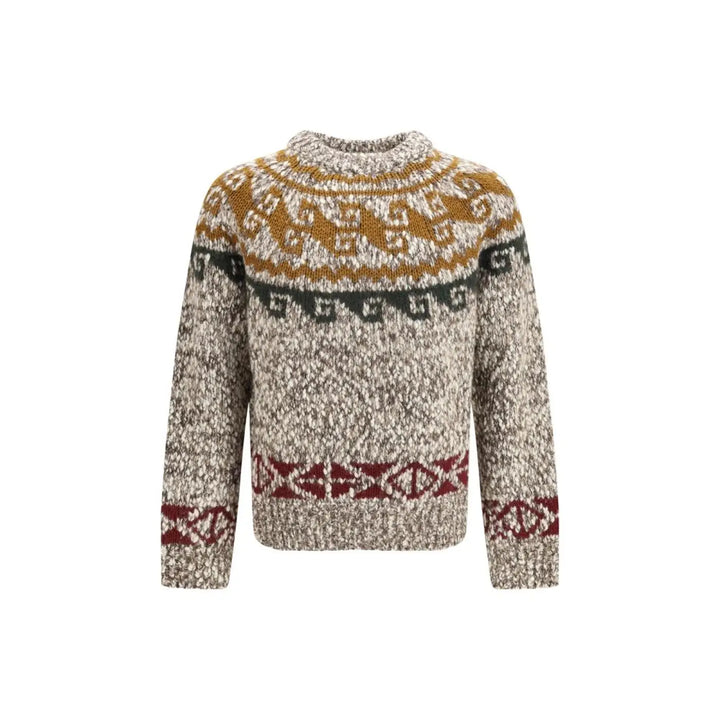 Moncler Grenoble Beige Wool Oves Aries Sweatshirt