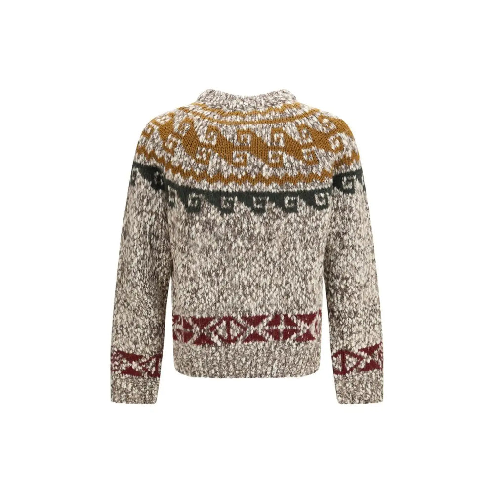 Moncler Grenoble Beige Wool Oves Aries Sweatshirt
