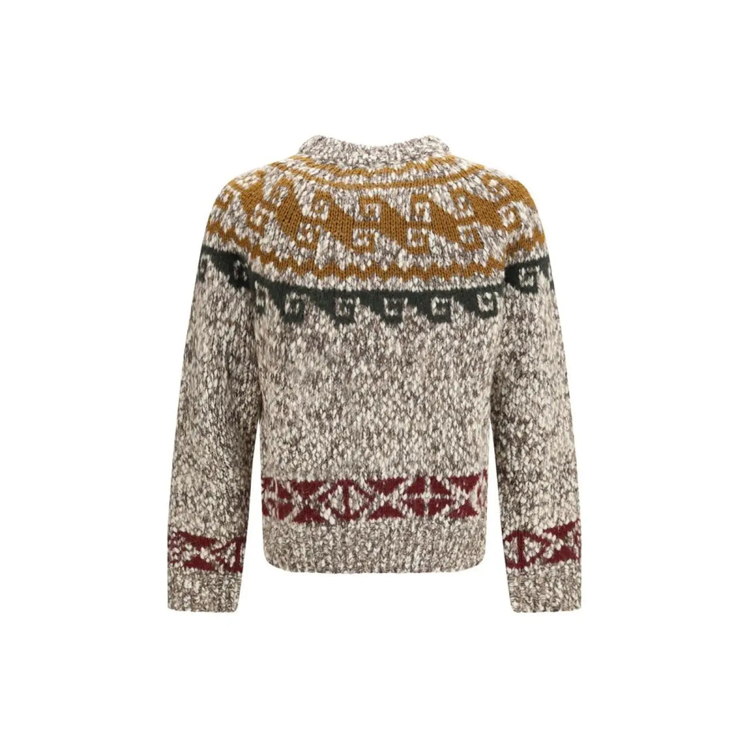 Moncler Grenoble Beige Wool Oves Aries Sweatshirt