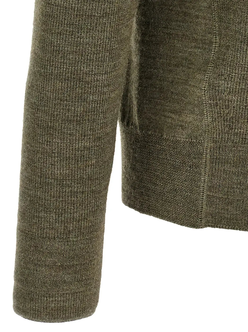 Moncler Grenoble Bicolor Virgin Wool Cardigan