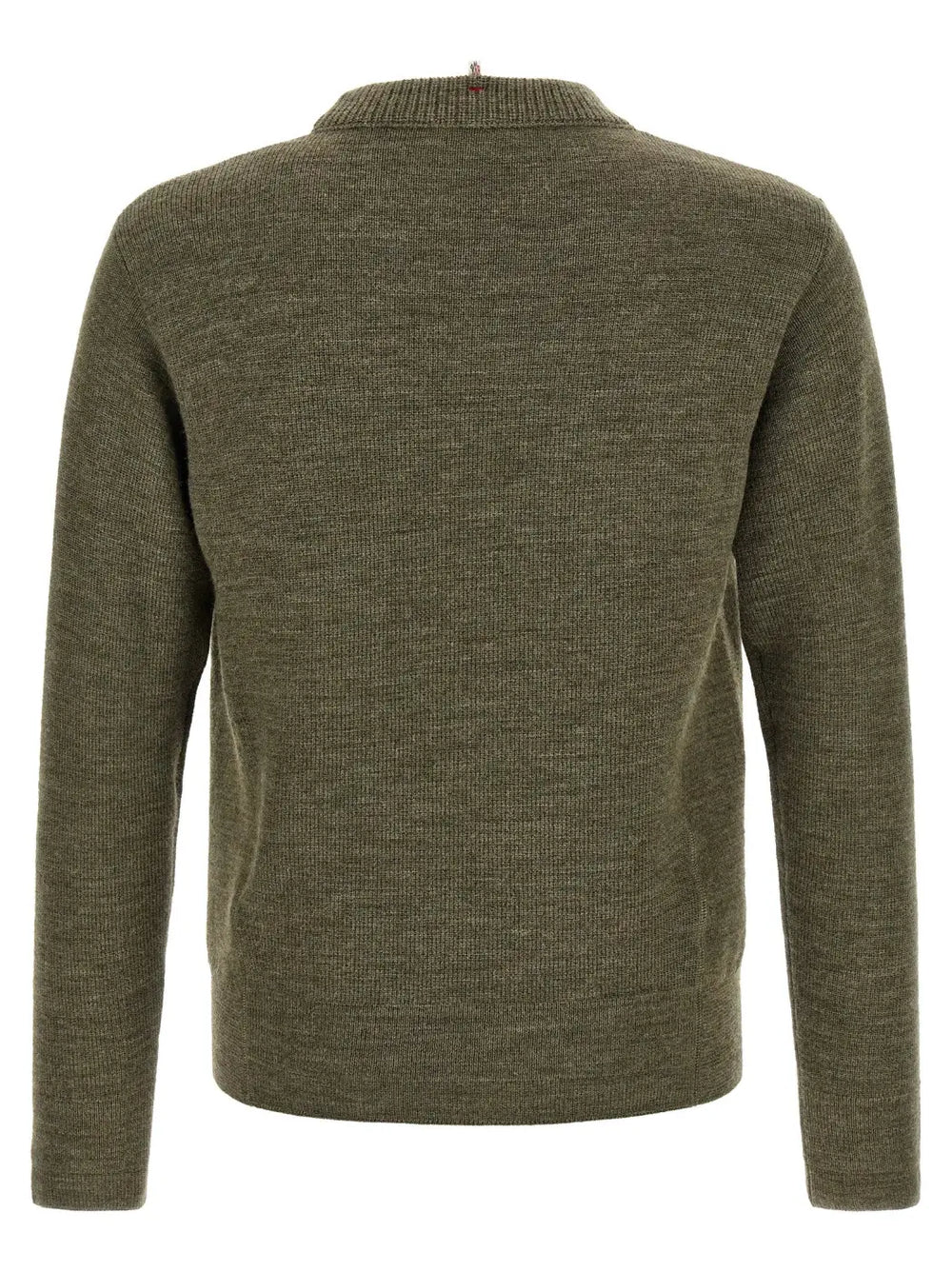 Moncler Grenoble Bicolor Virgin Wool Cardigan