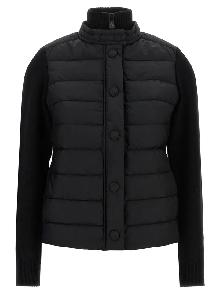 Moncler Grenoble Black Polyamide Cardigan
