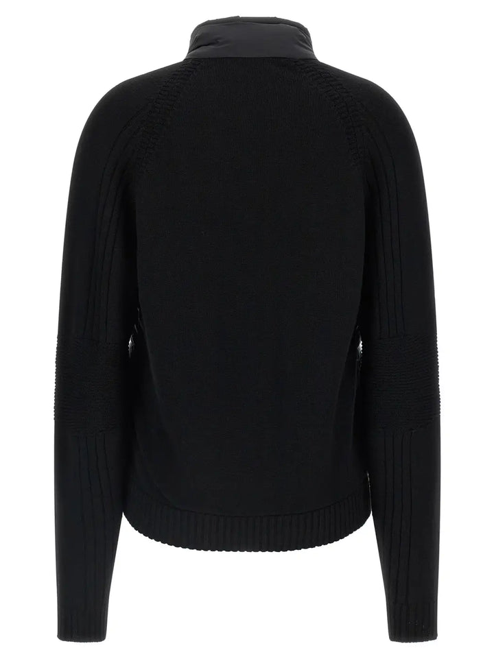 Moncler Grenoble Black Polyamide Cardigan
