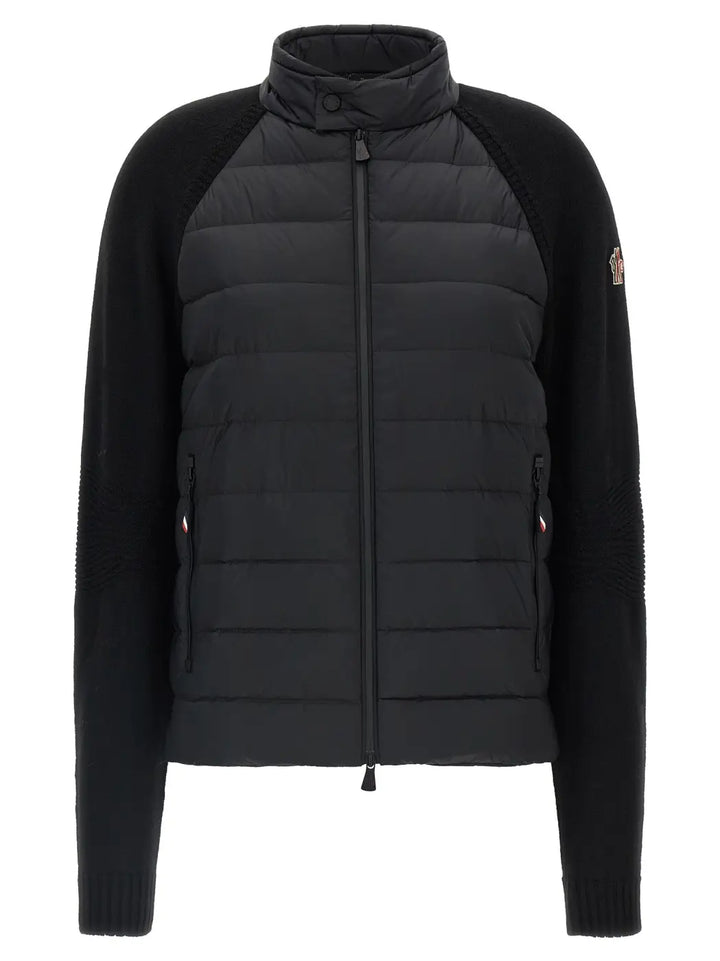 Moncler Grenoble Black Polyamide Cardigan