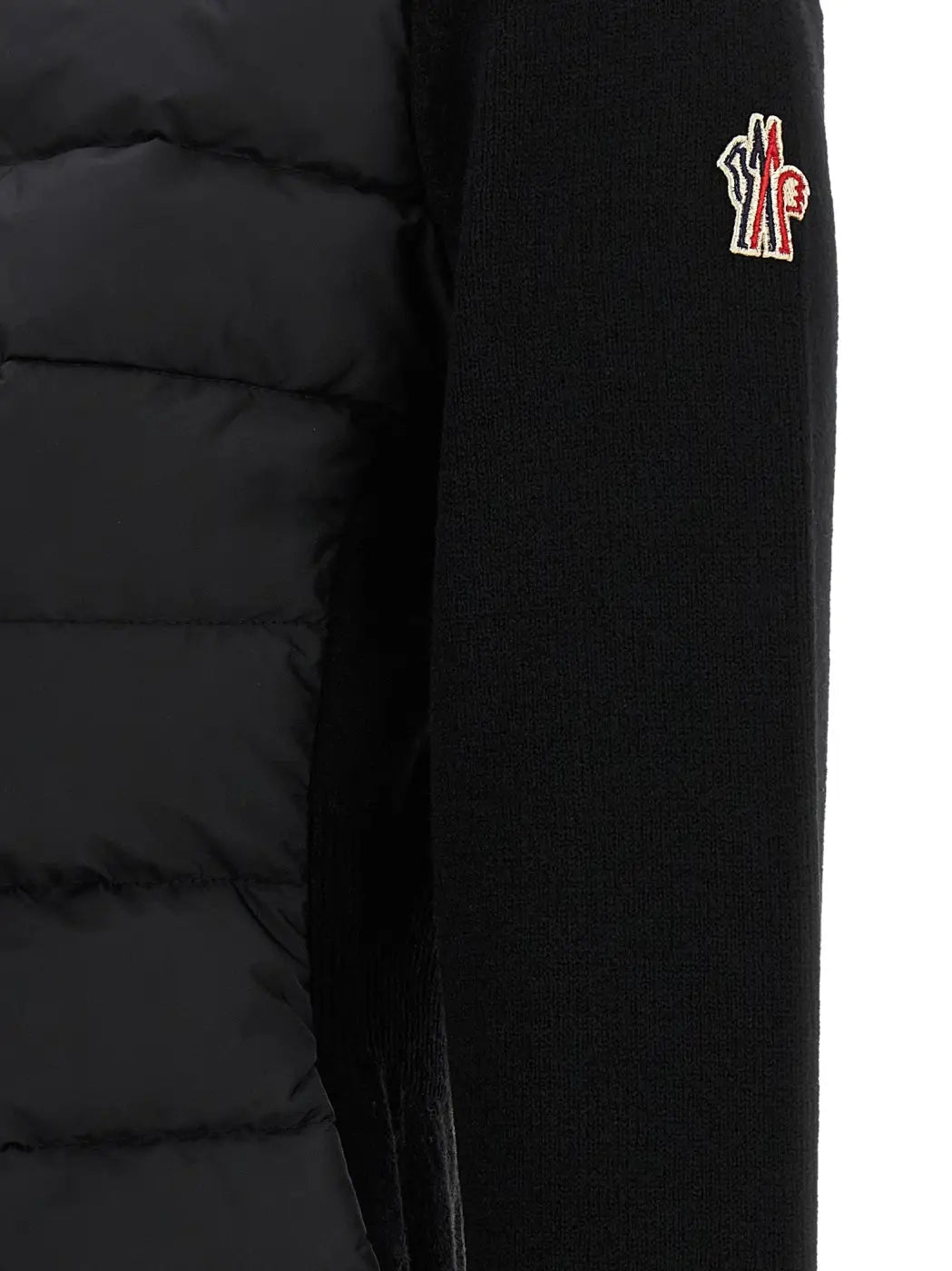 Moncler Grenoble Black Polyamide Cardigan