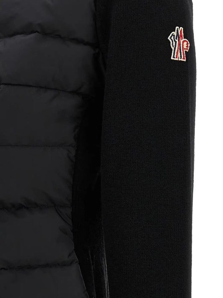 Moncler Grenoble Black Polyamide Cardigan