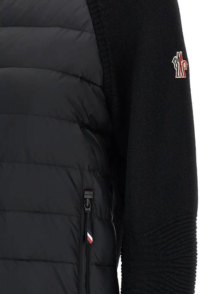 Moncler Grenoble Black Polyamide Cardigan