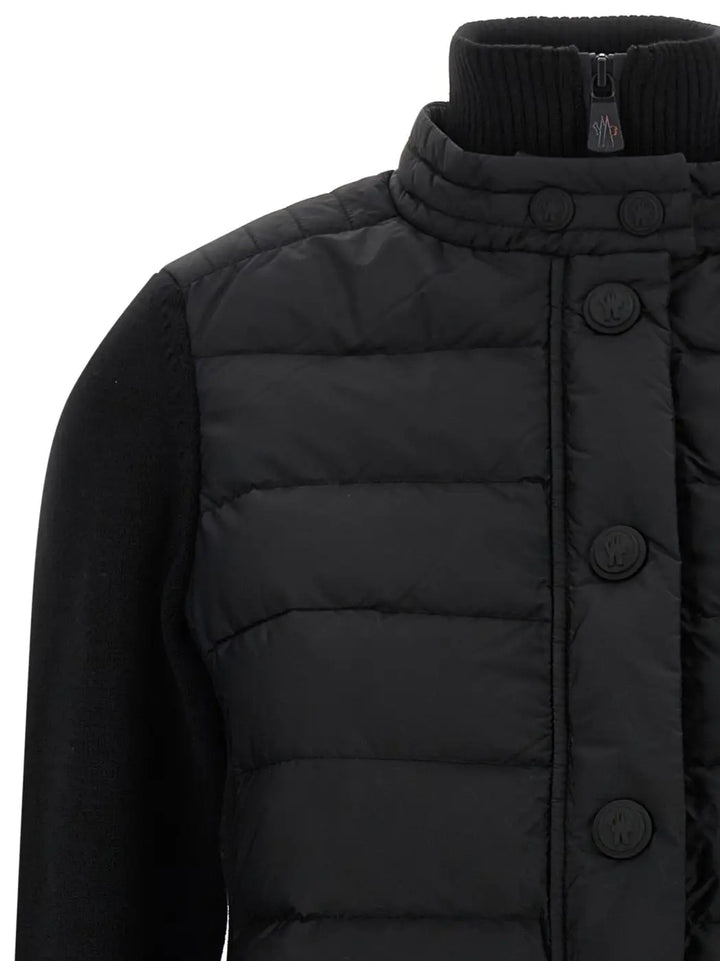 Moncler Grenoble Black Polyamide Cardigan