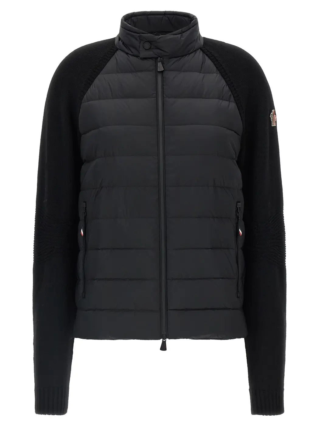 Moncler Grenoble Black Polyamide Cardigan