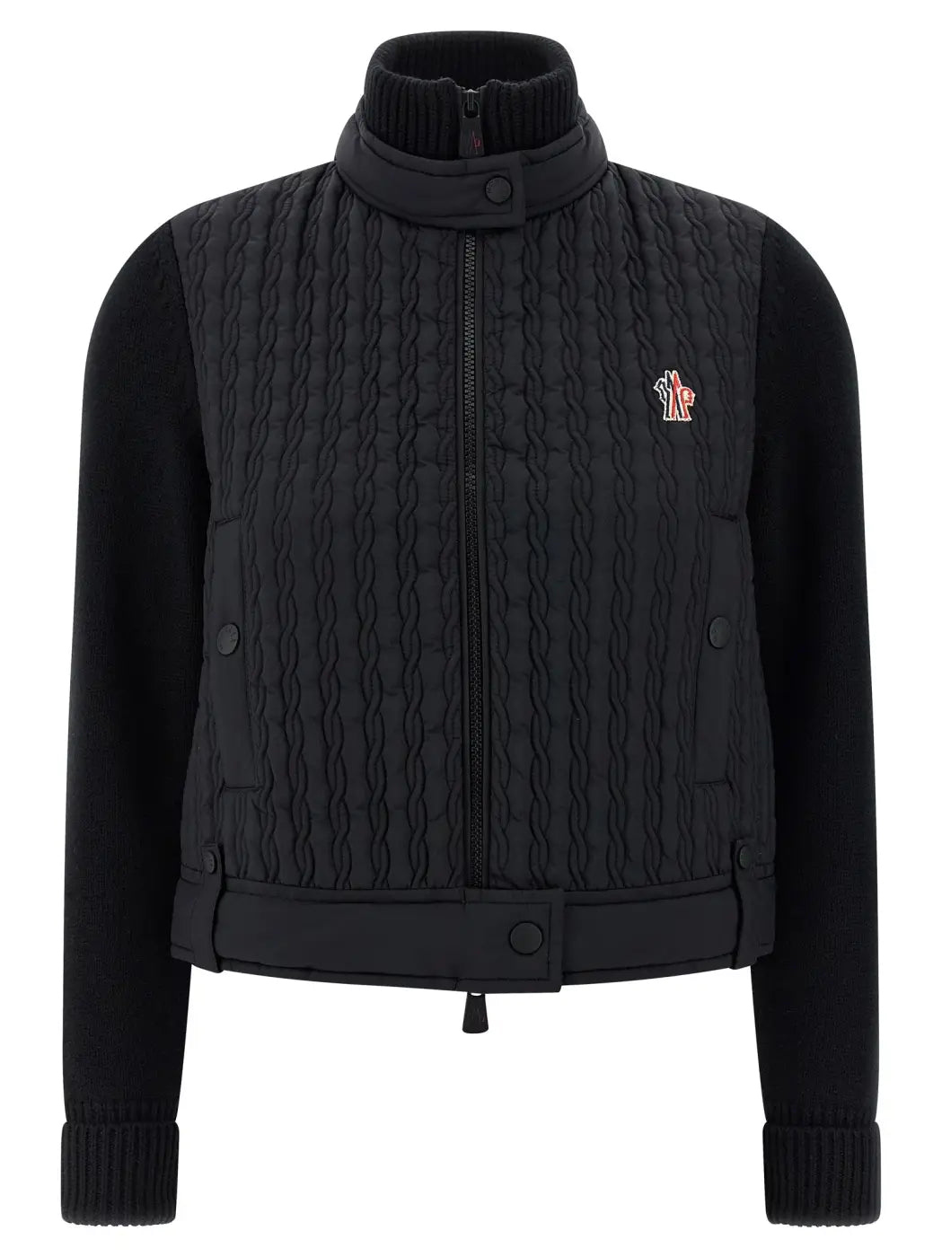 Moncler Grenoble Black Polyamide Cardigan