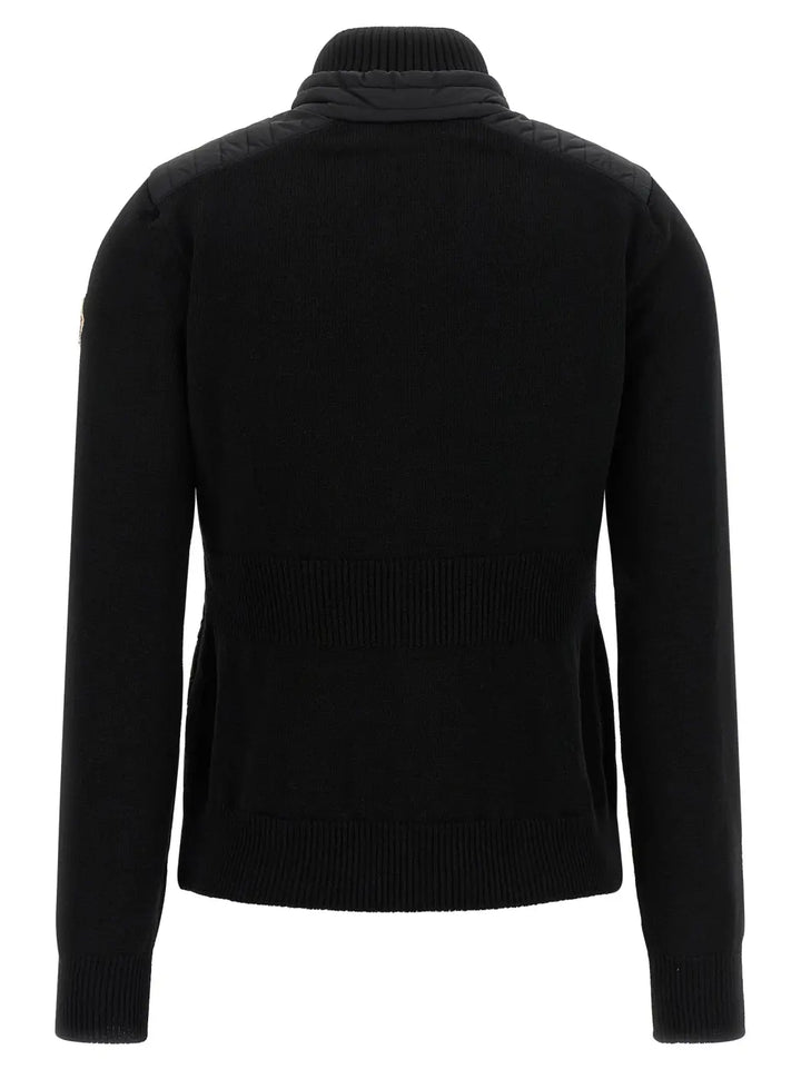 Moncler Grenoble Black Polyamide Cardigan