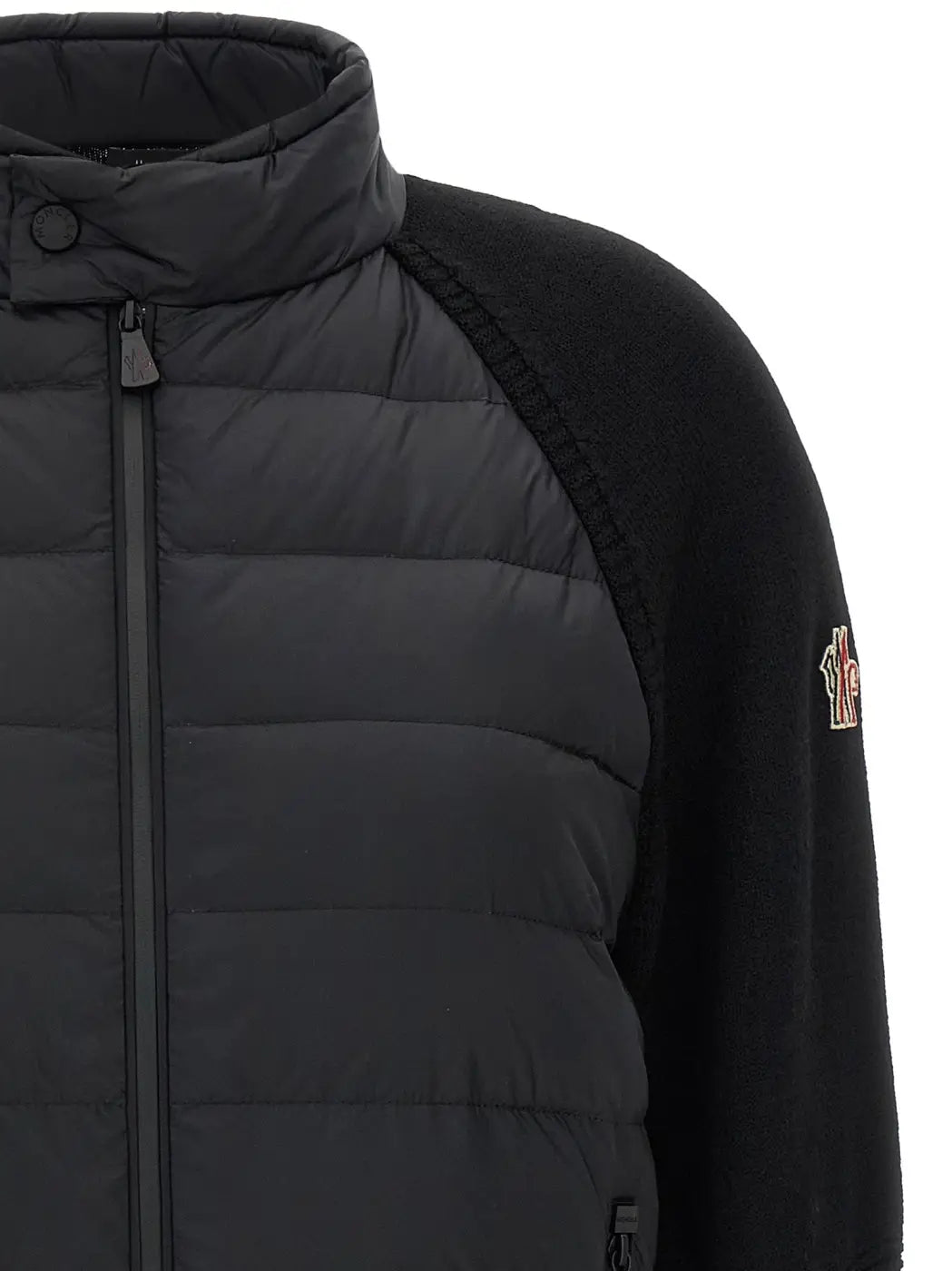 Moncler Grenoble Black Polyamide Cardigan