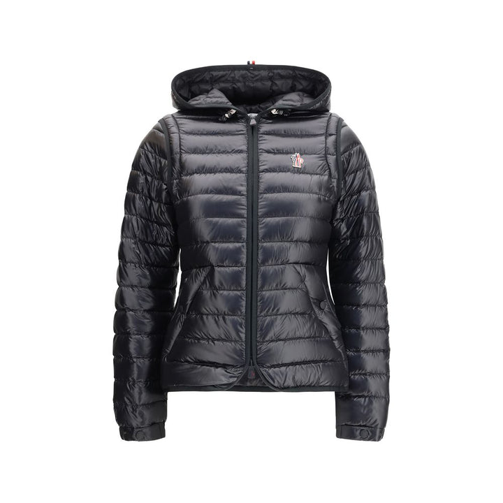 Moncler Grenoble Puffer Jackets - Black Polyamide Full-Length Jacket