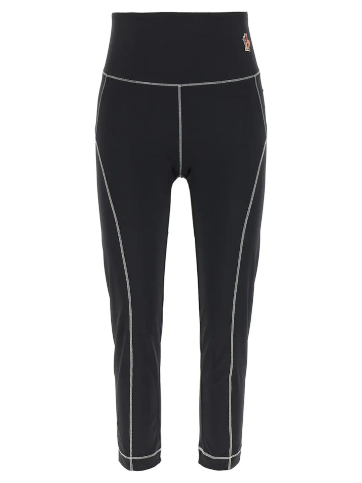 Moncler Grenoble Black Polyamide Leggings