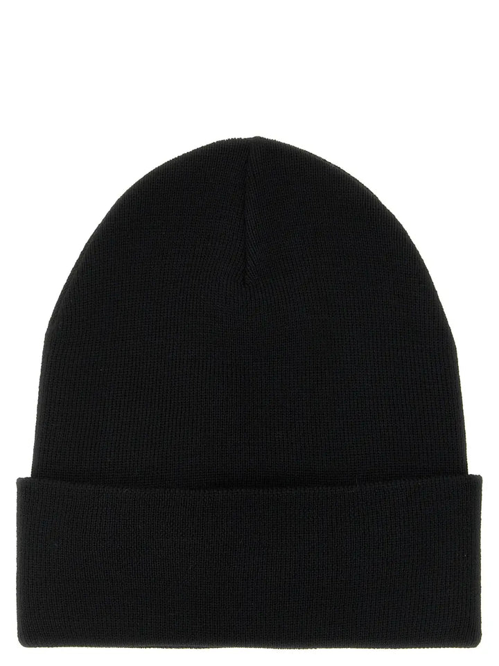 Moncler Grenoble Black Virgin Wool Beanie